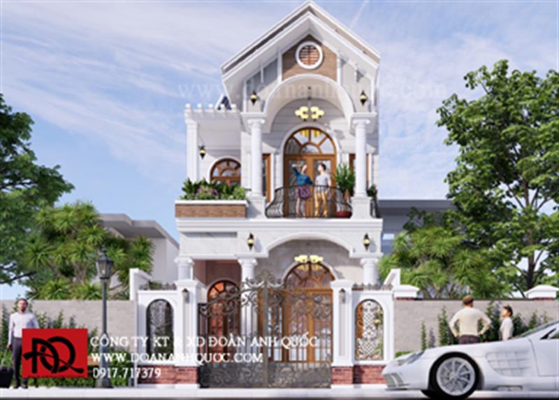 Thiết kế nhà Phan Thiết, Xây nhà trọn gói Phan Thiết, Thi công nhà trọn gói Phan Thiết, Thiết kế Thi công nội thất Phan Thiết Bình Thuận, Công ty Xây dựng Bình Thuận, Thiết kế nhà Bình Thuận, Xây nhà trọn gói Bình Thuận. Thiết kế nhà phố mái thái 6x15m tại Phan Thiết_ MS 10